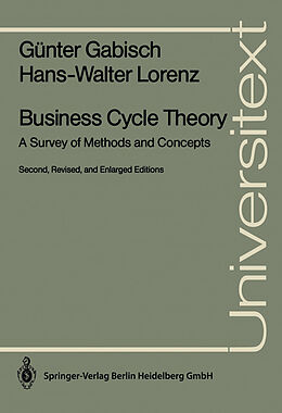 E-Book (pdf) Business Cycle Theory von Günter Gabisch, Hans-Walter Lorenz