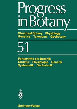 Kartonierter Einband Progress in Botany von H. -Dietmar Behnke, Karl Esser, Hubert Ziegler