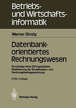 E-Book (pdf) Datenbankorientiertes Rechnungswesen von Werner Sinzig