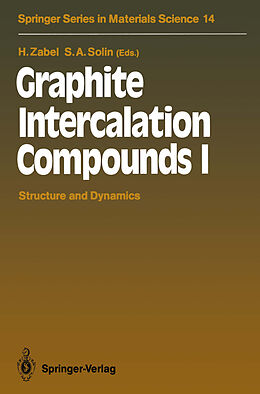 Couverture cartonnée Graphite Intercalation Compounds I de 