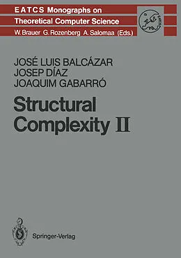 E-Book (pdf) Structural Complexity II von Jose L. Balcazar, Josep Diaz, Joaquim Gabarro