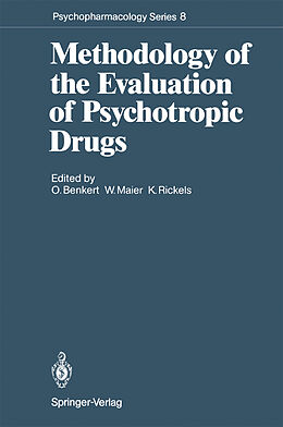 Couverture cartonnée Methodology of the Evaluation of Psychotropic Drugs de 