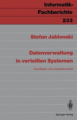 E-Book (pdf) Datenverwaltung in verteilten Systemen von Stefan Jablonski