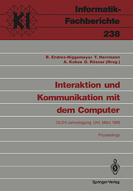 E-Book (pdf) Interaktion und Kommunikation mit dem Computer von 