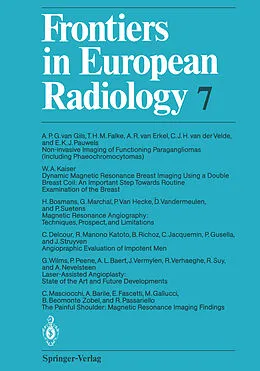 E-Book (pdf) Frontiers in European Radiology von A. L. Baert, F. H. W. Heuck