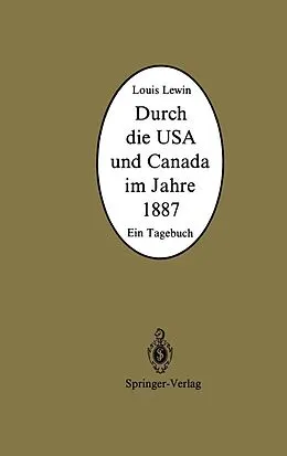 E-Book (pdf) Durch die USA und Canada im Jahre 1887 von Louis Lewin