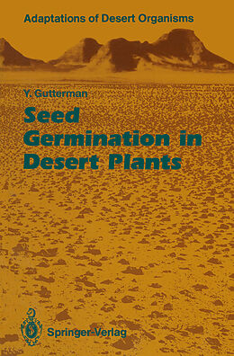 Kartonierter Einband Seed Germination in Desert Plants von Yitzchak Gutterman