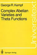 E-Book (pdf) Complex Abelian Varieties and Theta Functions von George R. Kempf