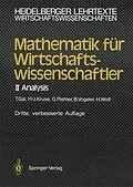 E-Book (pdf) Mathematik für Wirtschaftswissenschaftler von Tomas Gal, Hermann-Josef Kruse, Gabriele Piehler