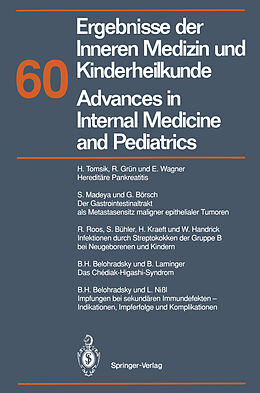 Kartonierter Einband Ergebnisse der Inneren Medizin und Kinderheilkunde/Advances in Internal Medicine and Pediatrics von M. Brandis, A. Fanconi, P. Frick