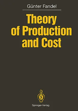 E-Book (pdf) Theory of Production and Cost von Günter Fandel