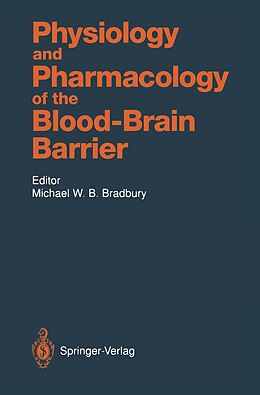 Kartonierter Einband Physiology and Pharmacology of the Blood-Brain Barrier von 