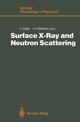 Couverture cartonnée Surface X-Ray and Neutron Scattering de 