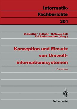E-Book (pdf) Konzeption und Einsatz von Umweltinformationssystemen von 
