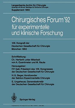 E-Book (pdf) Chirurgisches Forum 92 für experimentelle und klinische Forschung von 