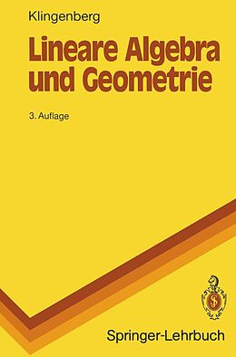 E-Book (pdf) Lineare Algebra und Geometrie von Wilhelm Klingenberg