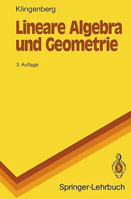 E-Book (pdf) Lineare Algebra und Geometrie von Wilhelm Klingenberg