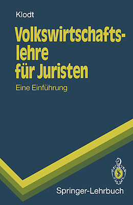 E-Book (pdf) Volkswirtschaftslehre für Juristen von Henning Klodt