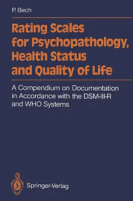 E-Book (pdf) Rating Scales for Psychopathology, Health Status and Quality of Life von Per Bech