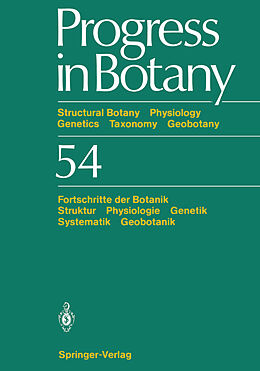 Kartonierter Einband Progress in Botany / Fortschritte der Botanik von Karl Esser