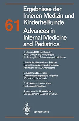 E-Book (pdf) Ergebnisse der Inneren Medizin und Kinderheilkunde / Advances in Internal Medicine and Pediatrics von M. Brandis, A. Fanconi, P. Frick
