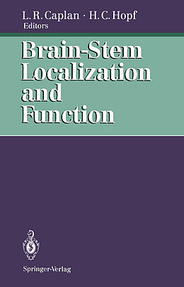 eBook (pdf) Brain-Stem Localization and Function de 