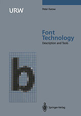 Couverture cartonnée Font Technology de Peter Karow