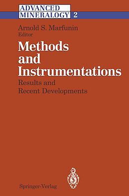 Couverture cartonnée Methods and Instrumentations: Results and Recent Developments de 
