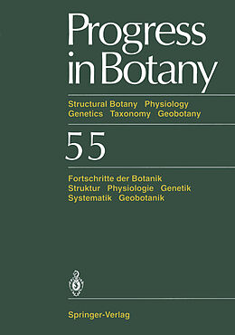 Kartonierter Einband Progress in Botany von Wolfram Beyschlag