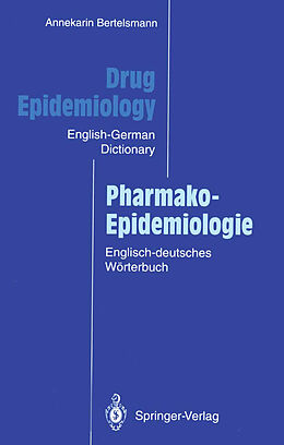 E-Book (pdf) Drug Epidemiology / Pharmako-Epidemiologie von Annekarin Bertelsmann