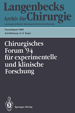 E-Book (pdf) 111. Kongreß der Deutschen Gesellschaft für Chirurgie München, 5.9. April 1994 von 