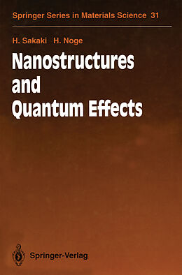 Couverture cartonnée Nanostructures and Quantum Effects de 