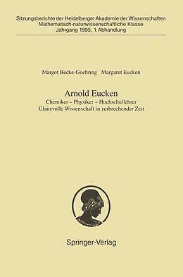 E-Book (pdf) Arnold Eucken von Margot Becke-Goehring, Margaret Eucken