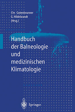 Kartonierter Einband Handbuch der Balneologie und medizinischen Klimatologie von W Amelung, G Hildebrandt
