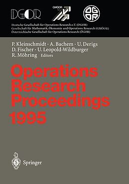 E-Book (pdf) Operations Research Proceedings 1995 von 