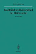 E-Book (pdf) Krankheit und Gesundheit bei Maimonides von H. Schipperges