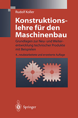 E-Book (pdf) Konstruktionslehre für den Maschinenbau von Rudolf Koller