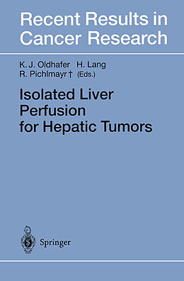 Kartonierter Einband Isolated Liver Perfusion for Hepatic Tumors von 