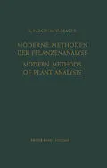 E-Book (pdf) Modern Methods of Plant Analysis/Moderne Methoden der Pflanzenanalyse von K. Paech, M. V. Tracey