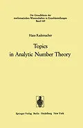 E-Book (pdf) Topics in Analytic Number Theory von Hans Rademacher