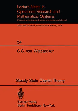 E-Book (pdf) Steady State Capital Theory von C. C. V. Weizsäcker