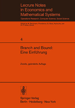E-Book (pdf) Branch and Bound: Eine Einführung von 