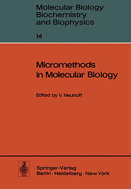 Couverture cartonnée Micromethods in Molecular Biology de 