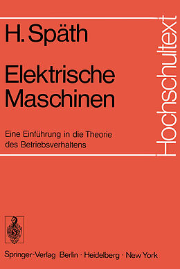 E-Book (pdf) Elektrische Maschinen von Helmut Späth