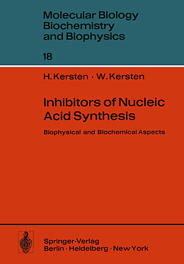 Couverture cartonnée Inhibitors of Nucleic Acid Synthesis de W. Kersten, H. Kersten