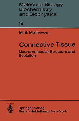 Couverture cartonnée Connective Tissue de M. B. Mathews