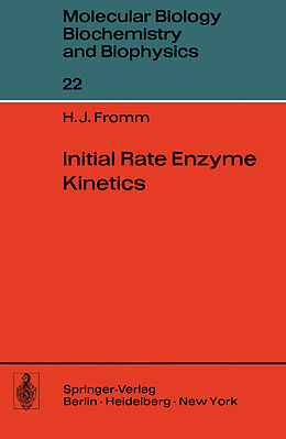 Couverture cartonnée Initial Rate Enzyme Kinetics de H. J. Fromm