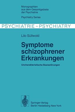 E-Book (pdf) Symptome schizophrener Erkrankungen von Lilo Süllwold