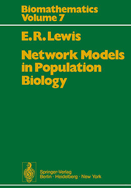 Kartonierter Einband Network Models in Population Biology von E. R. Lewis