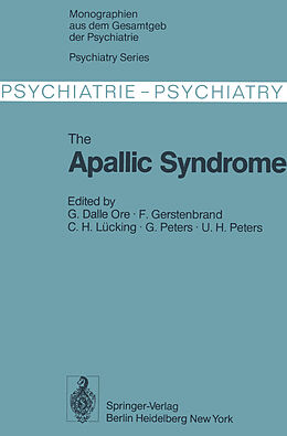 Kartonierter Einband The Apallic Syndrome von 